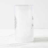 Positieve gedachten diepgevroren glazen Mok (Center)