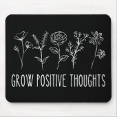 Positieve gedachten doordringen esthetisch muismat (Voorkant)