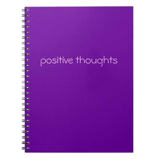 positieve gedachten | grappige slogan notitieboek (Voorkant)