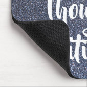 Positieve gedachten Inspirerend prijsopgave aanpas Muismat (Hoek)