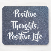 Positieve gedachten Inspirerend prijsopgave aanpas Muismat (Voorkant)