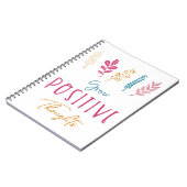 Positieve gedachten, Inspirerend prijsopgave Notitieboek (Linkerzijde)