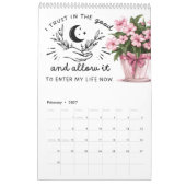 Positieve gedachten kalender (Feb 2027)