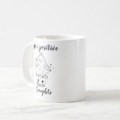 Positieve gedachten kweken // Happy Cacti-tandenba Koffiemok (Voorkant links)