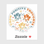 Positieve gedachten laten groeien | Docent appreci Sticker (Vel)