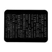 Positieve gedachten magneet (Horizontaal)