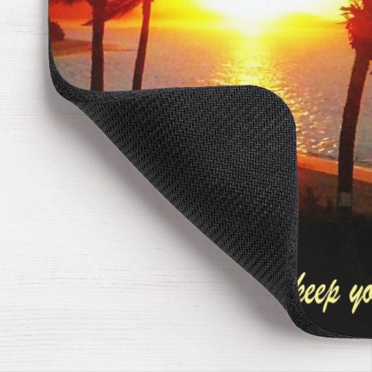 Positieve gedachten Mousepad Muismat (Hoek)