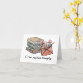 Positieve gedachten ontwikkelen kaart (Gele Bloem)