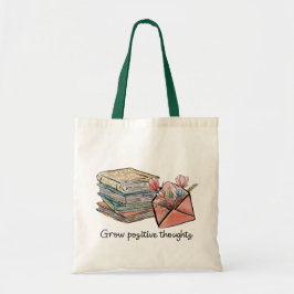 Positieve gedachten ontwikkelen tote bag
