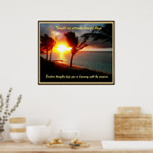 Positieve gedachten over Hawaiian Poster (Keuken)