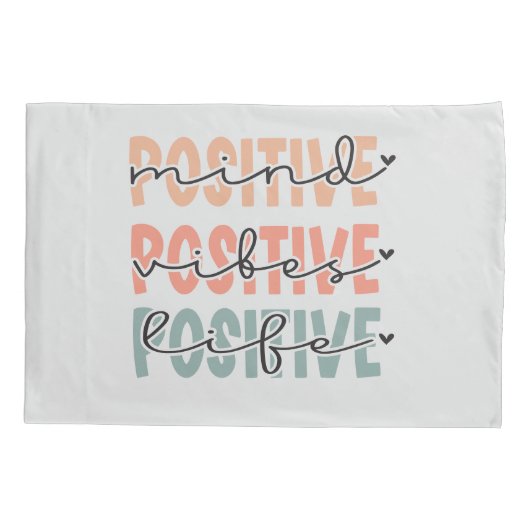 Positieve gedachten over het leven Inspirerend cit Kussensloop (Achterkant)