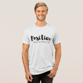 Positieve gedachten over het leven van de Vibes Tri-Blend Shirt (Voorkant volledig)