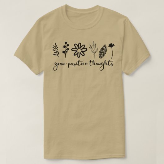 Positieve gedachten over tandheelkundige gezondhei t-shirt (Design voorkant)