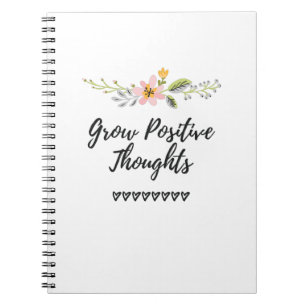 Positieve gedachten persoonlijke groei notitieboek