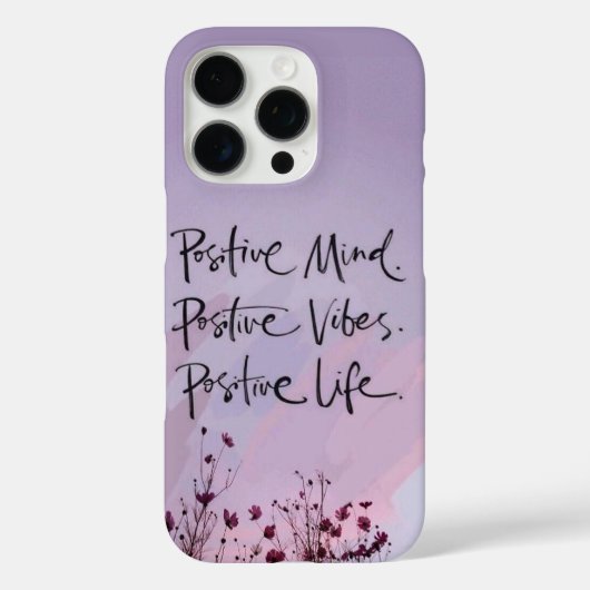 Positieve gedachten, positieve virussen, positief Case-Mate iPhone case (Achterkant)