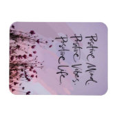 Positieve gedachten, positieve virussen, positief  magneet (Horizontaal)