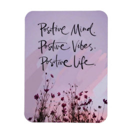 Positieve gedachten, positieve virussen, positief  magneet