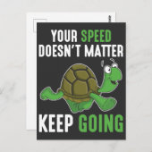 Positieve gedecideerde prijsopgave blijft draaien briefkaart (Voorkant / Achterkant)