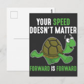 Positieve gedecideerde prijsverhoging voorwaartse briefkaart (Voorkant / Achterkant)