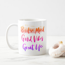Positieve Geest. Goede Vibes. Prachtig Leven Koffiemok