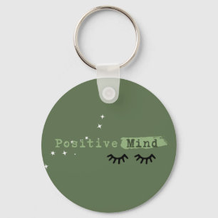 Positieve Geest - Groene Sleutelring Sleutelhanger