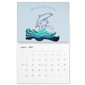 Positieve geest nieuwjaarskalender kalender (Mar 2027)