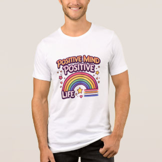 Positieve Geest Positief Leven Tri-Blend Shirt