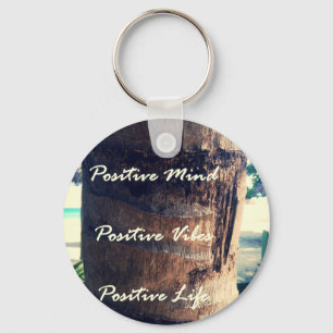 Positieve geest, positieve stam, positieve levensd sleutelhanger