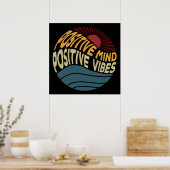 Positieve Geest Positieve Vibe Poster (Keuken)