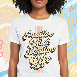 Positieve geest, positieve vibe t-shirt