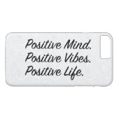 Positieve geest. Positieve Vibes. Positief leven. Case-Mate iPhone Case (Achterkant (Horizontaal))