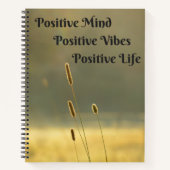 Positieve Geest - Positieve Vibes - Positief Leven Notitieboek (Voorkant)