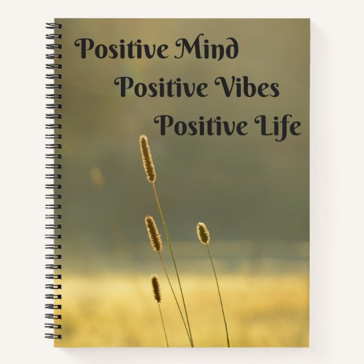 Positieve Geest - Positieve Vibes - Positief Leven Notitieboek (Voorkant)