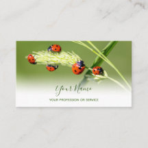 Positieve gelukshadybugs voor gezond welzijn bus