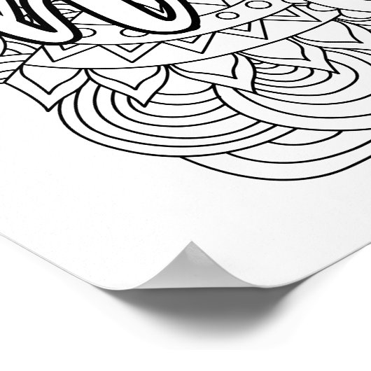 Positieve gemoduleerde miniaturen voor het hart Vo Poster (Hoek)