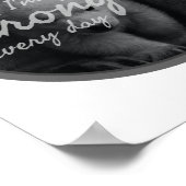 positieve gevoelens over leven en zelfaanvaarding poster (Hoek)