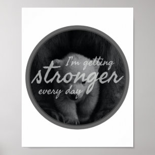 positieve gevoelens over leven en zelfaanvaarding poster