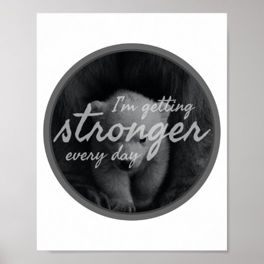 positieve gevoelens over leven en zelfaanvaarding poster (Voorkant)