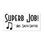 Positieve "geweldige baan!" Feedback Rubberstempel (Afrduk)