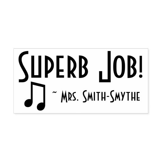 Positieve "geweldige baan!" Feedback Rubberstempel (Afrduk)