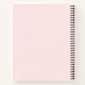 Positieve Gezegden inspireren meisjes modern geper Notitieboek (Achterkant)