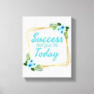 positieve gezegden voor zelfzorg canvas afdruk