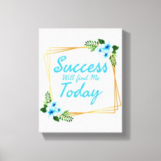 positieve gezegden voor zelfzorg canvas afdruk (Voorkant)