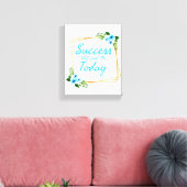 positieve gezegden voor zelfzorg canvas afdruk (Insitu (Woonkamer))