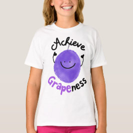 Positieve grafische kaart - Behaal details T-shirt
