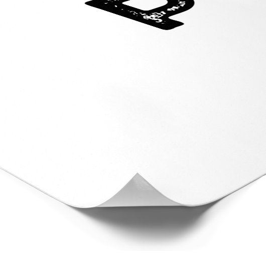 Positieve grappige accuduur poster (Hoek)