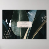 Positieve herinnering en bevestiging iPhone Poster (Voorkant)