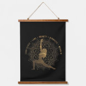 positieve houding inspirerend positieve gezegden hangend wandkleed (Voorkant)