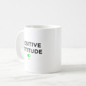 Positieve houding men - Mug Koffiemok (Voorkant links)