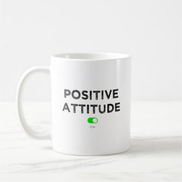 Positieve houding men - Mug Koffiemok